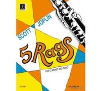 Partitions jazz&blues UNIVERSAL EDITION JOPLIN S. - 5 RAGS - CLARINETTE ET PIANO Clarinette