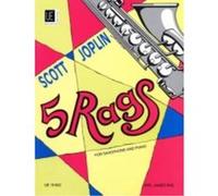 Partitions jazz&blues UNIVERSAL EDITION JOPLIN SCOTT - 5 RAGS - SAXOPHONE & PIANO Saxophone