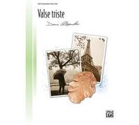 Partitions variété, pop, rock... ALFRED PUBLISHING ALEXANDER DENNIS - VALSE TRISTE - PIANO SOLO Piano