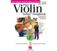 Partitions variété, pop, rock... HAL LEONARD PLAY VIOLIN TODAY! SONGBOOK + CD - VIOLIN Cordes