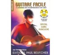 Partitions variété, pop, rock... PAUL BEUSCHER PUBLICATIONS GUITARE FACILE VOL.6 SPÉCIAL SWING MANOUCHE + CD Guitare G