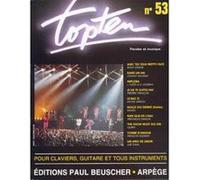 Partitions variété, pop, rock... PAUL BEUSCHER PUBLICATIONS TOP TEN N°53 - PVG Piano voix guitare
