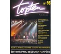 Partitions variété, pop, rock... PAUL BEUSCHER PUBLICATIONS TOP TEN N°56 - PVG Piano voix guitare