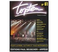 Partitions variété, pop, rock PAUL BEUSCHER PUBLICATIONS TOP TEN N.61 - CHANT ET ACCOMPAGNEMENT Paroles&accords G