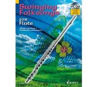 Partitions variété, pop, rock... SCHOTT SWINGING FOLKSONGS + CD - FLUTE Vents G