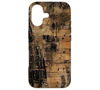Partitions Vintage - Pianiste & Musicien Grunge Coque pour iPhone 17