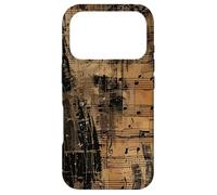 Partitions Vintage - Pianiste & Musicien Grunge Coque pour iPhone 17 Pro