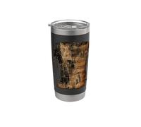 Partitions Vintage - Pianiste & Musicien Grunge Gobelet isotherme en acier inoxydable double paroi