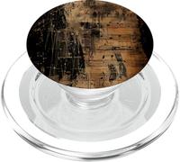 Partitions Vintage - Pianiste & Musicien Grunge PopSockets PopGrip pour MagSafe