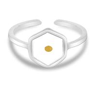 PARTNER Bague en graine de moutarde - Bijoux de foi, cadeau chrétien inspirant, bijou religieux, cadeau biblique unique, 21, Métal, Inconnu