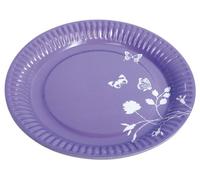 Partner Jouet - A1100114 - Ameublement et Décoration - 8 Assiettes - Purple - 23 cm