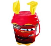 Mondo - Set seau de plage BUCKET SET + WATER CAN CARS - Seau 17 cm avec cruche, 6 pièces - 18532