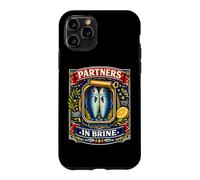 Partners in Brine Sardines en Conserve Dad Joke Retro Sardine Pun Coque pour iPhone 11 Pro
