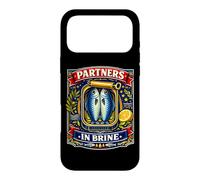 Partners in Brine Sardines en Conserve Dad Joke Retro Sardine Pun Coque pour iPhone 17 Pro Max