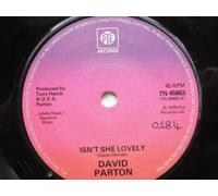 Parton, David - Parton, David Isn't She Lovely 7" Pye 7N45663 EX 1976