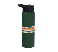 PARTRIDGE Retro 70s 80s Sunset Stripe Stainless Steel Insulated Water Bottle