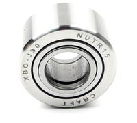 Parts and Parts Roulette support NUTR15 - 15 x 35 x 19 mm - ISO 12044 - Roulette sans guide axial - Sans anneau intérieur - Convient aux chemins de roulement trempés et poncés - Idéal pour les charges