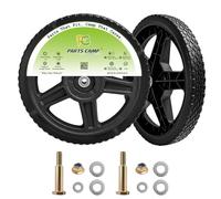 Parts Camp Rasenmäher-Rad-Set, Rasenmäher, 35,6 cm, Räder für Schubmäher, 2 StückL8