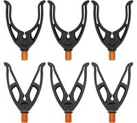 Parts Fishing Rod Rest V Back Rod Rest U-Handle With M3/8 Thread For Fishing Rods Match Bank Stick Holder Carp Fishing Tackle