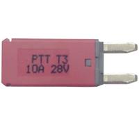 PARTS PTT Circuit Breaker Mini, type 3. Manual Reset, 10A C001-102-0063 Fusible plat standard pour voiture 10 A rouge 1 pc(s)