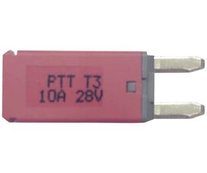 PARTS PTT Circuit Breaker Mini, type 3. Manual Reset, 10A C001-102-0063 Fusible plat standard pour voiture 10 A rouge 1 pc(s)