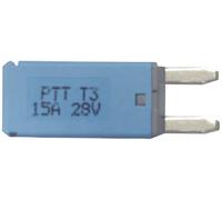 PARTS PTT Circuit Breaker Mini, type 3. Manual Reset, 15A C001-102-0064 Fusible plat standard pour voiture 15 A bleu 1 pc(s)