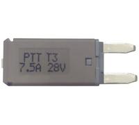 PARTS PTT Circuit Breaker Mini, type 3. Manual Reset, 7,5A C001-102-0062 Fusible plat standard pour voiture 7.5 A marron 1 pc(s)