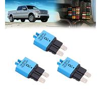 parts PTT T3 Réinitialisation manuelle Fuse Disjoncteur 15A ATC/ATO 32VDC Protection Pour Voiture Camion bateau RV Manuel Type 3 Pack
