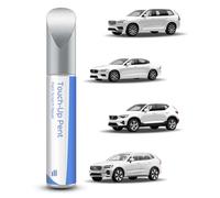 PARTS4EV 707 Crystal White Pearl Tricoat stylo de peinture compatible avec S60L/XC60/XC40/XC90 correspondance exacte pour éclats et rayures