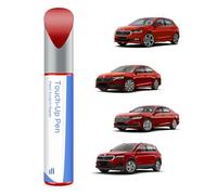 PARTS4EV 8T8T/ F3K Stylo de retouche Corrida-Rouge Compatible avec Skoda Correspondance exacte pour les éclats et les rayures