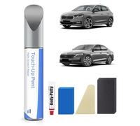 PARTS4EV 9J9J /F8J Kit de stylos de retouche de peinture gris anthracite métallisé compatible avec Skoda Correspondance exacte des éclats et des rayures