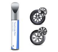 PARTS4EV Argent Minuit Stylo de retouche Pour Tesla - Pour réparation de jantes Model 3-18"/modèle S 19"