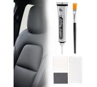 PARTS4EV Baume de rénovation en cuir noir pour Tesla Ensemble d'actualisation de couleur et de réparation Pour les endroits décolorés et rayés Convient pour Tesla Model Y/3/S/X