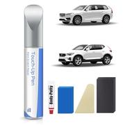 PARTS4EV Kit de peinture de retouche 707 Crystal White Pearl Tricoat compatible avec Volvo S60L/XC60/XC40/XC90 Correspondance exacte des éclats et des rayures
