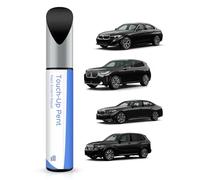 PARTS4EV Peinture de retouche pour BMW Série 1/2/3/4/5/6/7 Alpina-B7/i4/M3/M5/M6/X1/X2/X3/X4/X5/X6/X7/Z4 - Correspondance exacte - Réparation des rayures et des éclats - Noir II (668)