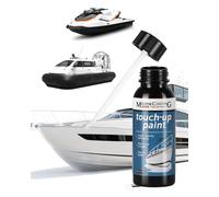 PARTS4EV Stilet de Réparation Bateau Email Blanc - Peinture Navale Anti-Rayures & Résistante aux UV pour Zones Immergées et Émergées - 30ml (1,5 oz) Stilet de Réparation Marine
