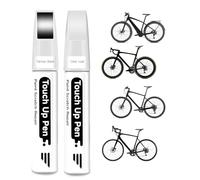 PARTS4EV Tarmac Black-Satin Peinture pour vélo - Peinture de retouche avec vernis transparent pour Specialized - Stylo de retouche pour métal et plastique - Peinture de réparation haute couverture