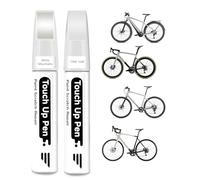 PARTS4EV White Mountains Peinture satinée pour vélo - Peinture de retouche avec vernis transparent pour Specialized - Stylo de retouche pour métal et plastique - Peinture de réparation haute couvrance