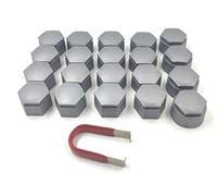 Partsdealers Lot de 20 Cache-écrous de Roue pour Opel Insignia A 2010-2017 22 mm Gris Alliage