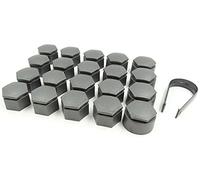Partsdealers Lot de 20 Cache-écrous de Roue pour Opel Insignia A 2010-2017 22 mm Gris foncé
