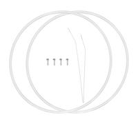 PARTSEE Lot de 2 joints de pompe Ø 182 mm pour Bosch Siemens 12005744 12005317, erreur E15, joint de marmite de pompe pour lave-vaisselle