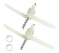 PARTSEE Lot de 2 roues d'entraînement 160 mm 630760 621923 pour robot de cuisine Bosch MUM5 MUMS MUMV MUZ5 avec manchon en plastique pour robot de cuisine