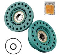 PARTSEE Roulement pour AEG pour Electrolux pour Zanker pour Zanussi 407143096/3 4071430963 Kit de roulements pour machine à laver à chargement supérieur (gauche + droite)