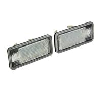 Partsline 2 Éclairages de Plaque d'Immatriculation Arrière compatible avec A3, A4 B6, A4 B7, A5, A6 C6, A8 D3, Q7-8E0807430B 8E0943021B