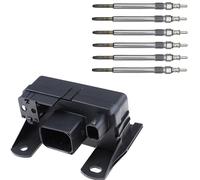 Partsline Boîtier avec 6 Bougies de Préchauffage compatible avec Classe C, Classe E, Classe S, Sprinter (B901/B902/B903/B904/B905) - Équivalent à 0195456932 0255452932
