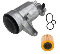 Partsline boîtier filtre à huile avec refroidisseur compatible avec moteurs 2.2 dCi 2.5 dCi, DTi - équivalent à 8200004835, 8200006472, 8200065901, 8200554956, 8200679353, 8200969622