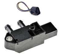 Partsline Capteur de Pression de Gaz d'Échappement avec Connectique compatible avec A3, A4, Q3, Leon, Octavia 3, Superb 3, Golf 7 1.6 2.0 TDi - Équivalent à 03L906051D 04L906051