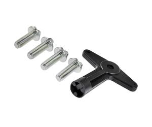 Partsline e Fixation Enjoliveur + 4 Vis Antivol compatible avec LOGAN CLIO II III ESPACE IV LAGUNA II MODUS SAFRANE SCÉNIC TWINGO I II - Réf 7700422600