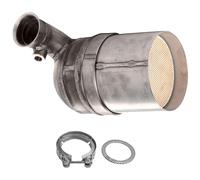 Partsline Filtre à Particules (FAP) avec Joint et Collier compatible avec Berlingo, C2, C3, C4, C5, Xsara Picasso, 1007, 206, 207, 3008, 307, 308, 407, 5008, Partner 1.6 HDi - 1731EP 1611322180