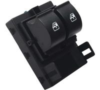 Partsline Interrupteur commande lève-vitre avant gauche double compatible avec FIAT Fiorino Qubo 1.3 Multijet 1.4 équivalent à 735461275, 735518654